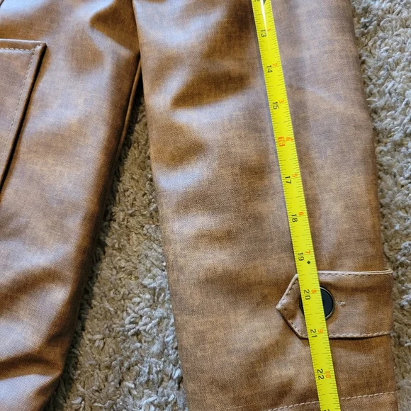 MENS NWOT KP FASHION MAN Faux leather Jacket - Picture 13 of 13